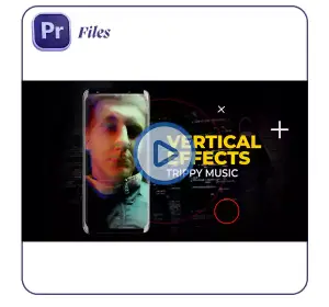 افکت تصویری موزیک عمودی پریمیر | Vertical Trippy Music Effects